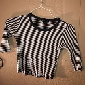 Striped crop top